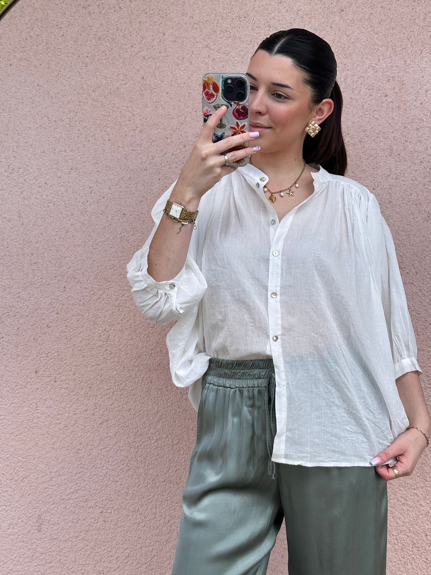 Blouse AVA blanche