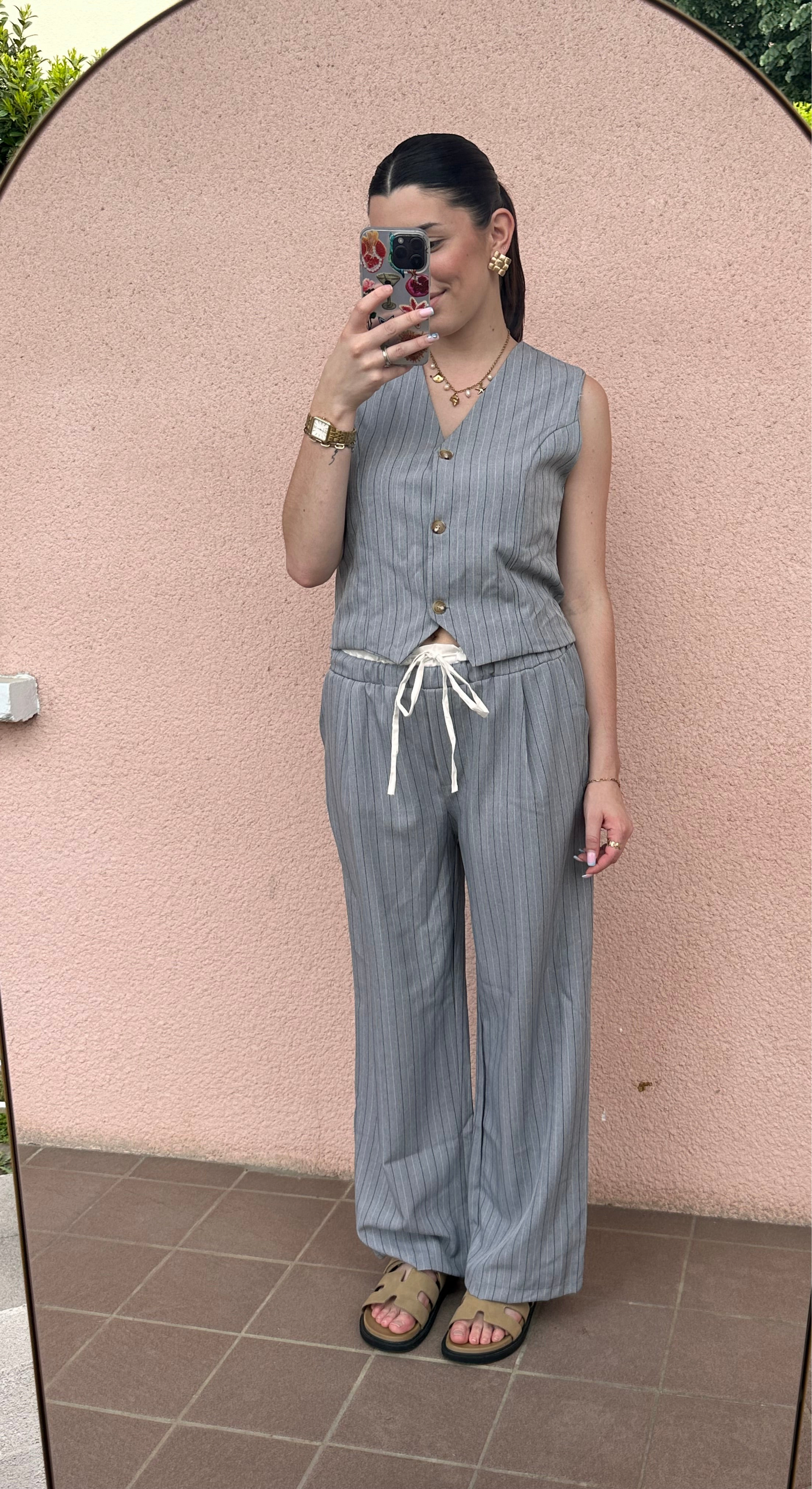 Ensemble CÔME gris