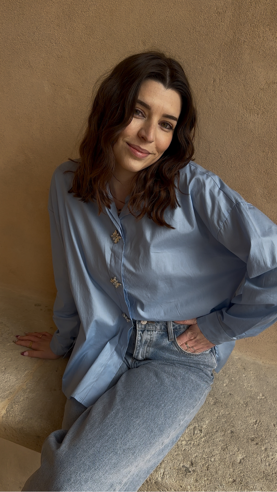 Chemisier SIERRA bleu