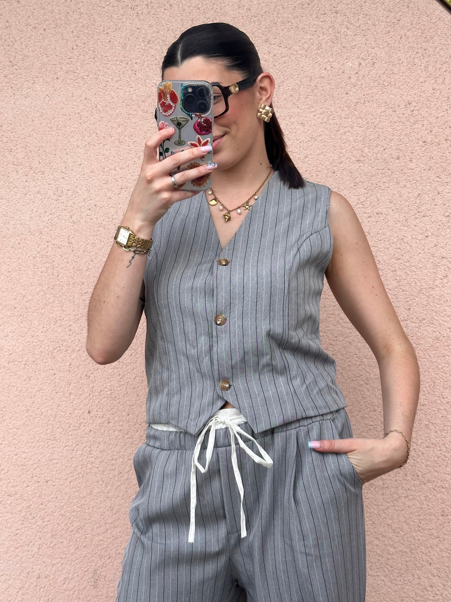 Haut CÔME Gris