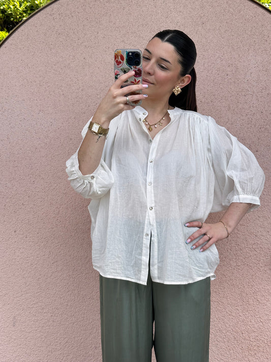 Blouse AVA blanche