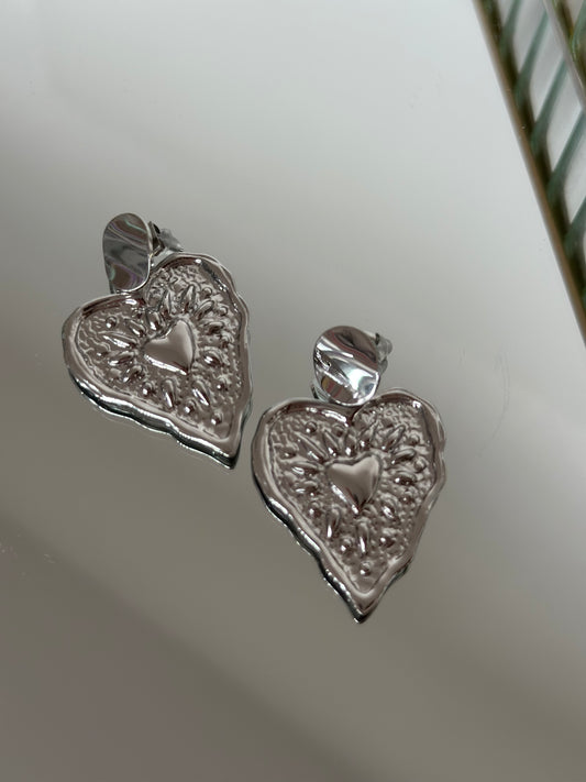 Boucles d’oreilles ELLA argentés